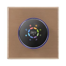 WiFi Smart Thermostat Temperature Controller Weekly Programmable Button Control Mobile APP Voice Control for Electric Floor Heating 16A