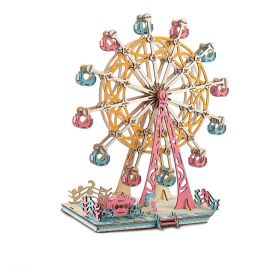 Ferris Wheel 3D Wooden Puzzle DIY Assembly Jigsaw Model Kit Home Decor Gift