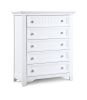 Winchester 5 Drawer Chest White