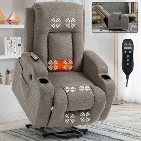 Infinite Position Single Motor Up to 350 LBS Power Lift Recliner Chair for Elderly