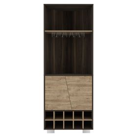 Corner Bar Cabinet Albarr, Living Room, Dark Oak / Pine