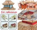 3D Wooden Puzzle for Kids DIY Assembly Jigsaw Model Kit Home Decor Gift - House on the Beach