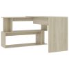 Corner Desk Sonoma Oak 78.7"x19.7"x29.9" Engineered Wood