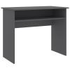 Desk Gray 35.4"x19.7"x29.1" Engineered Wood