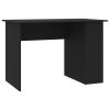 Desk Black 43.3"x23.6"x28.7" Engineered Wood