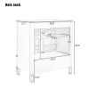 30" Bathroom Vanity with Sink Vintage Style, Multi-functional Storage Space, Door Shelf, Soft-closing Door, White