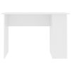 Desk White 43.3"x23.6"x28.7" Engineered Wood