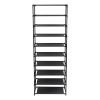 10 Tier Stackable Shoe Rack Storage Shelves - Stainless Steel Frame Holds 50 Pairs Of Shoes