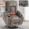 Infinite Position Single Motor Up to 350 LBS Power Lift Recliner Chair for Elderly