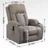 Infinite Position Single Motor Up to 350 LBS Power Lift Recliner Chair for Elderly