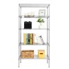 Home Kitchen Supplies Furniture, 5-Tier Metal Shelving Racks, Adjustable Metal Storage Racks, 5-Tier Shelving Unit with Leveling Feet