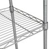 Home Kitchen Supplies Furniture, 5-Tier Metal Shelving Racks, Adjustable Metal Storage Racks, 5-Tier Shelving Unit with Leveling Feet