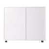 Halifax Wide Storage Cabinet; 2-Drawer; Filing Cabinet; White