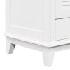 30" Bathroom Vanity with Sink, Bathroom Cabinet with Two Doors and One Drawer