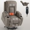 Infinite Position Single Motor Up to 350 LBS Power Lift Recliner Chair for Elderly