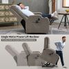 Infinite Position Single Motor Up to 350 LBS Power Lift Recliner Chair for Elderly