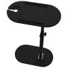 C-Shaped Bathtub Tray Table With Adjustable Height 360¬∞ Rotatable Desktop Freestanding Bath Caddy Against Wall Couch Bed Sofa Side Table