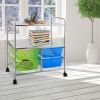 4 Drawers Shelves Rolling Storage Cart Rack