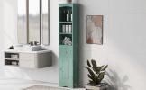 Tall Bathroom Cabinet;  Freestanding Storage Cabinet with Drawer;  MDF Board;  Adjustable Shelf